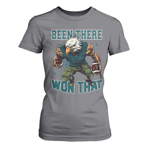 Been There Won That Fierce Football Graphic T Shirt For Women Game Day Champions Sport Fans TS02 Charcoal Print Your Wear