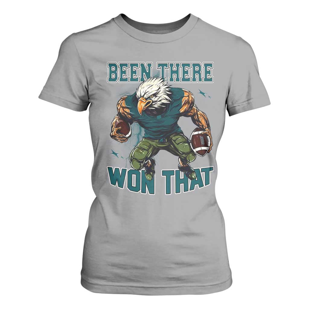 Been There Won That Fierce Football Graphic T Shirt For Women Game Day Champions Sport Fans TS02 Sport Gray Print Your Wear