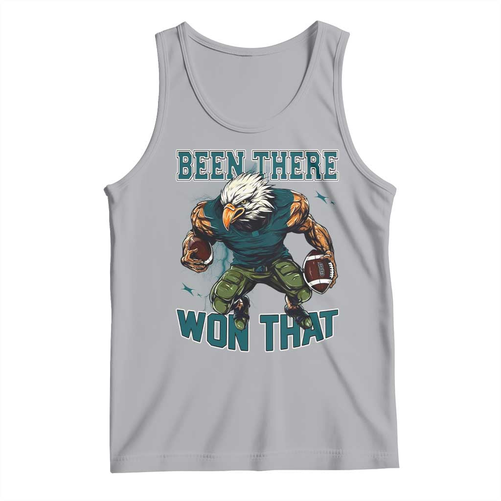 Been There Won That Fierce Football Graphic Tank Top Game Day Champions Sport Fans TS02 Athletic Heather Print Your Wear