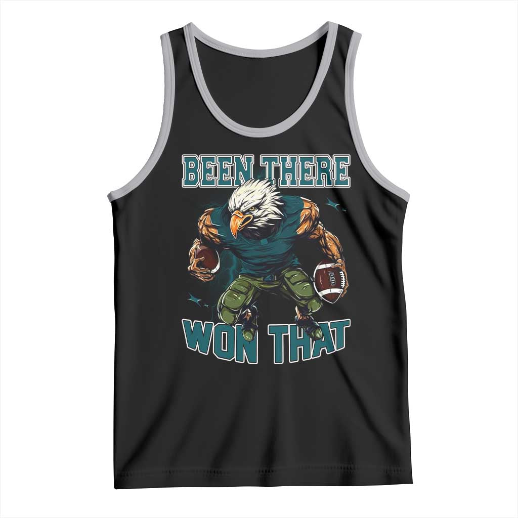 Been There Won That Fierce Football Graphic Tank Top Game Day Champions Sport Fans TS02 Black Athletic Heather Print Your Wear
