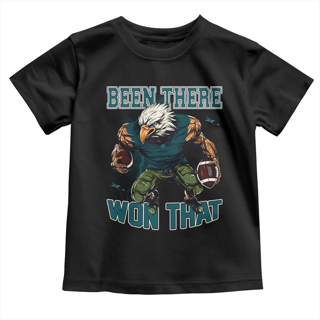 Been There Won That Fierce Football Graphic Toddler T Shirt Game Day Champions Sport Fans TS02 Black Print Your Wear