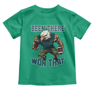 Been There Won That Fierce Football Graphic Toddler T Shirt Game Day Champions Sport Fans TS02 Irish Green Print Your Wear
