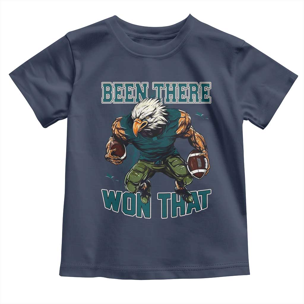 Been There Won That Fierce Football Graphic Toddler T Shirt Game Day Champions Sport Fans TS02 Navy Print Your Wear