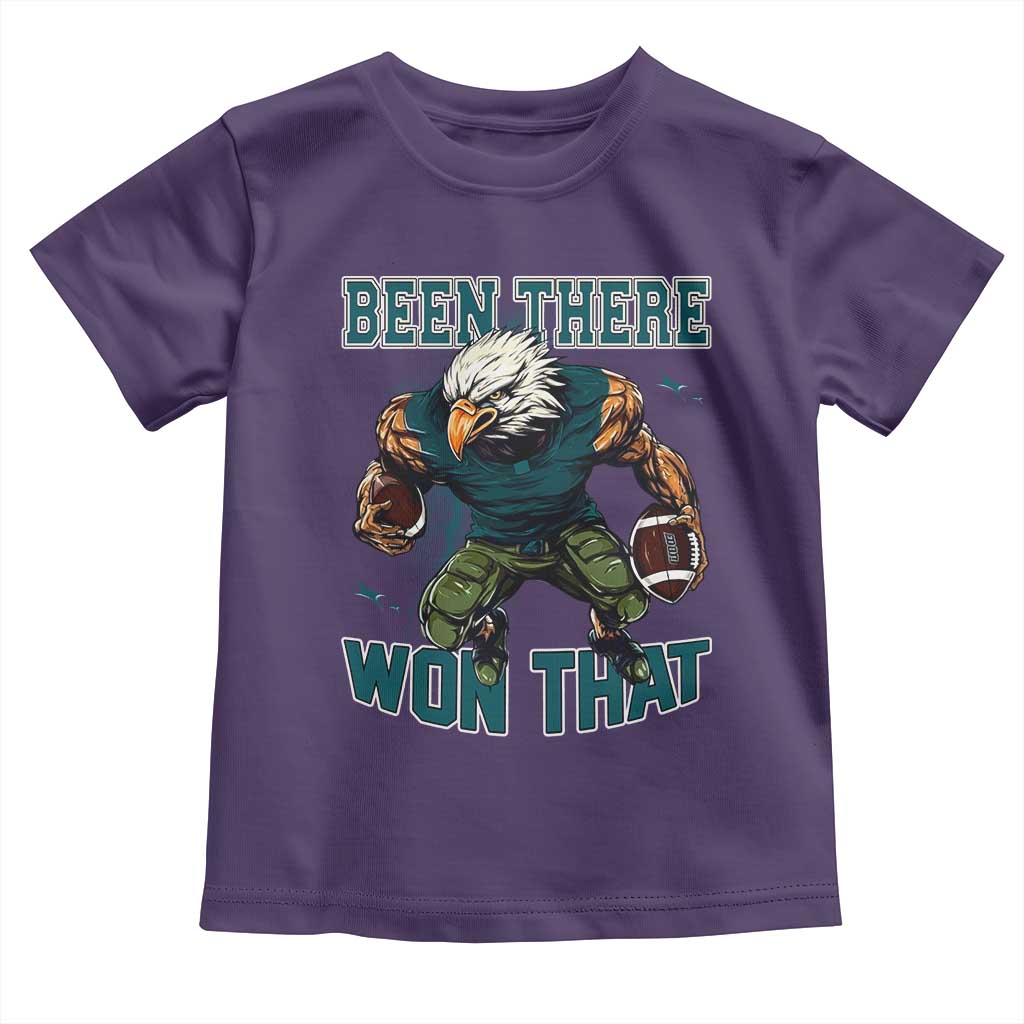 Been There Won That Fierce Football Graphic Toddler T Shirt Game Day Champions Sport Fans TS02 Purple Print Your Wear