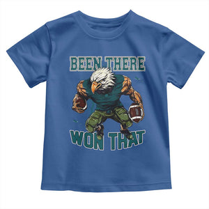 Been There Won That Fierce Football Graphic Toddler T Shirt Game Day Champions Sport Fans TS02 Royal Blue Print Your Wear