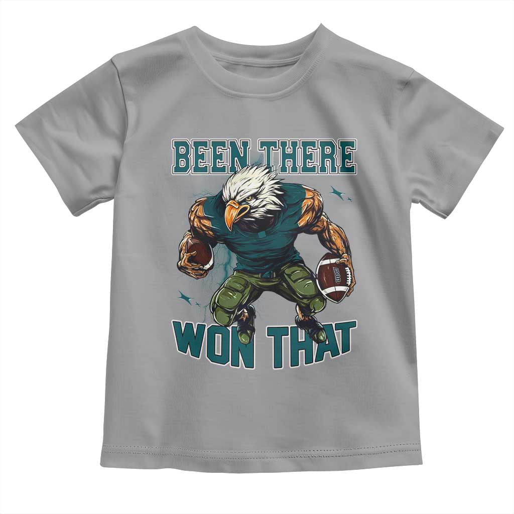 Been There Won That Fierce Football Graphic Toddler T Shirt Game Day Champions Sport Fans TS02 Sport Gray Print Your Wear