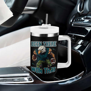 Been There Won That Fierce Football Graphic Tumbler With Handle Game Day Champions Sport Fans TS02 Print Your Wear