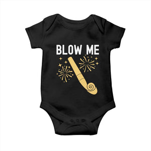 Funny Offensive Blow Me Baby Onesie Adult Humor Party Celebration TS02 Black Print Your Wear