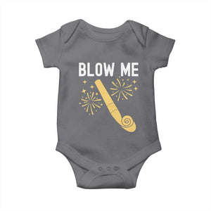 Funny Offensive Blow Me Baby Onesie Adult Humor Party Celebration TS02 Charcoal Print Your Wear