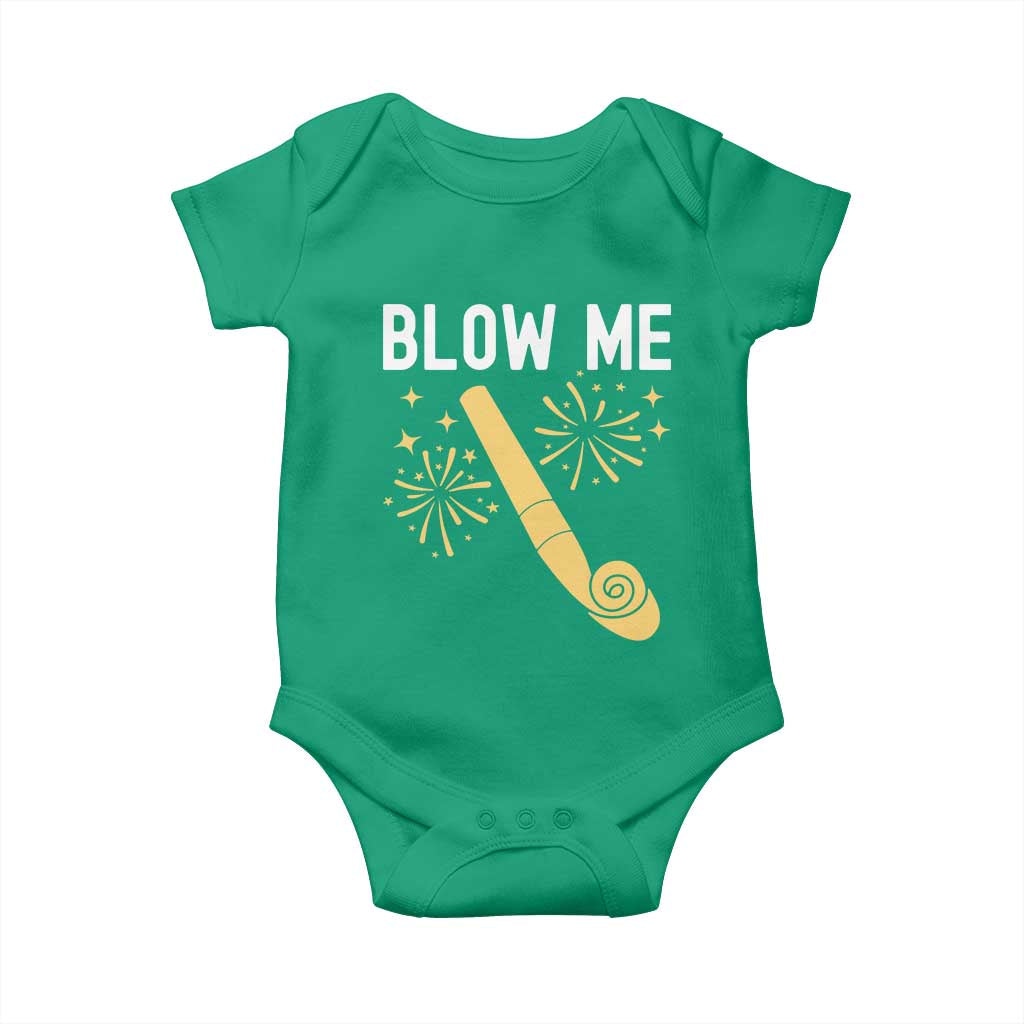 Funny Offensive Blow Me Baby Onesie Adult Humor Party Celebration TS02 Irish Green Print Your Wear