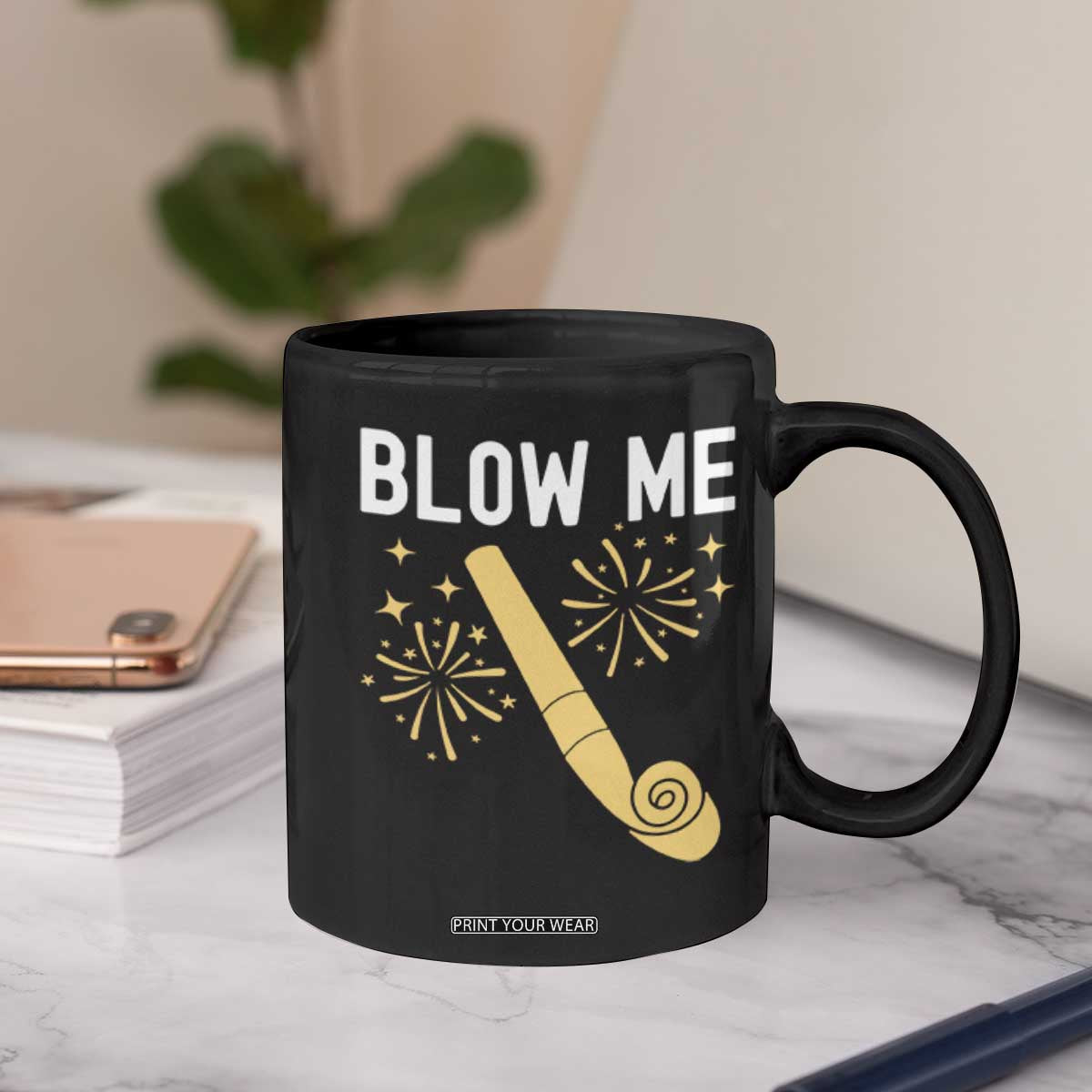Funny Offensive Blow Me Coffee Mug Adult Humor Party Celebration TS02 Print Your Wear