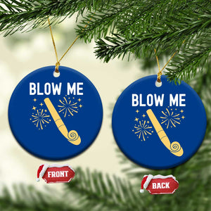Funny Offensive Blow Me Ceramic Ornament Adult Humor Party Celebration TS02 1pc Blue Print Your Wear