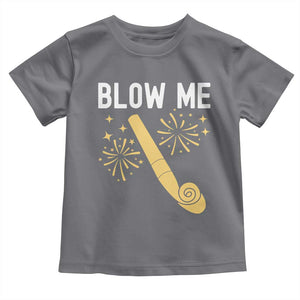 Funny Offensive Blow Me Toddler T Shirt Adult Humor Party Celebration TS02 Charcoal Print Your Wear