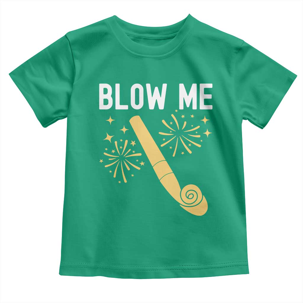 Funny Offensive Blow Me Toddler T Shirt Adult Humor Party Celebration TS02 Irish Green Print Your Wear