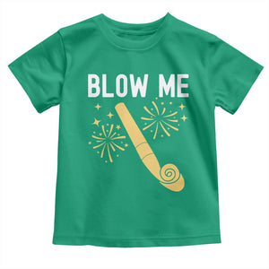 Funny Offensive Blow Me Toddler T Shirt Adult Humor Party Celebration TS02 Irish Green Print Your Wear