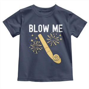 Funny Offensive Blow Me Toddler T Shirt Adult Humor Party Celebration TS02 Navy Print Your Wear