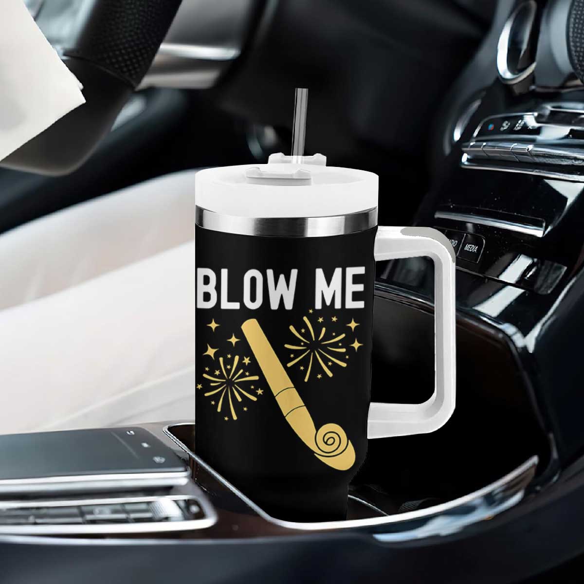 Funny Offensive Blow Me Tumbler With Handle Adult Humor Party Celebration TS02 Print Your Wear