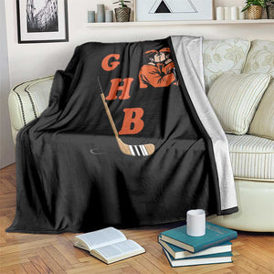 Yeah I Like GHB Gay Hockey Boys Throw Blanket LGBTQ Pride Hockey Fan TS02 Print Your Wear