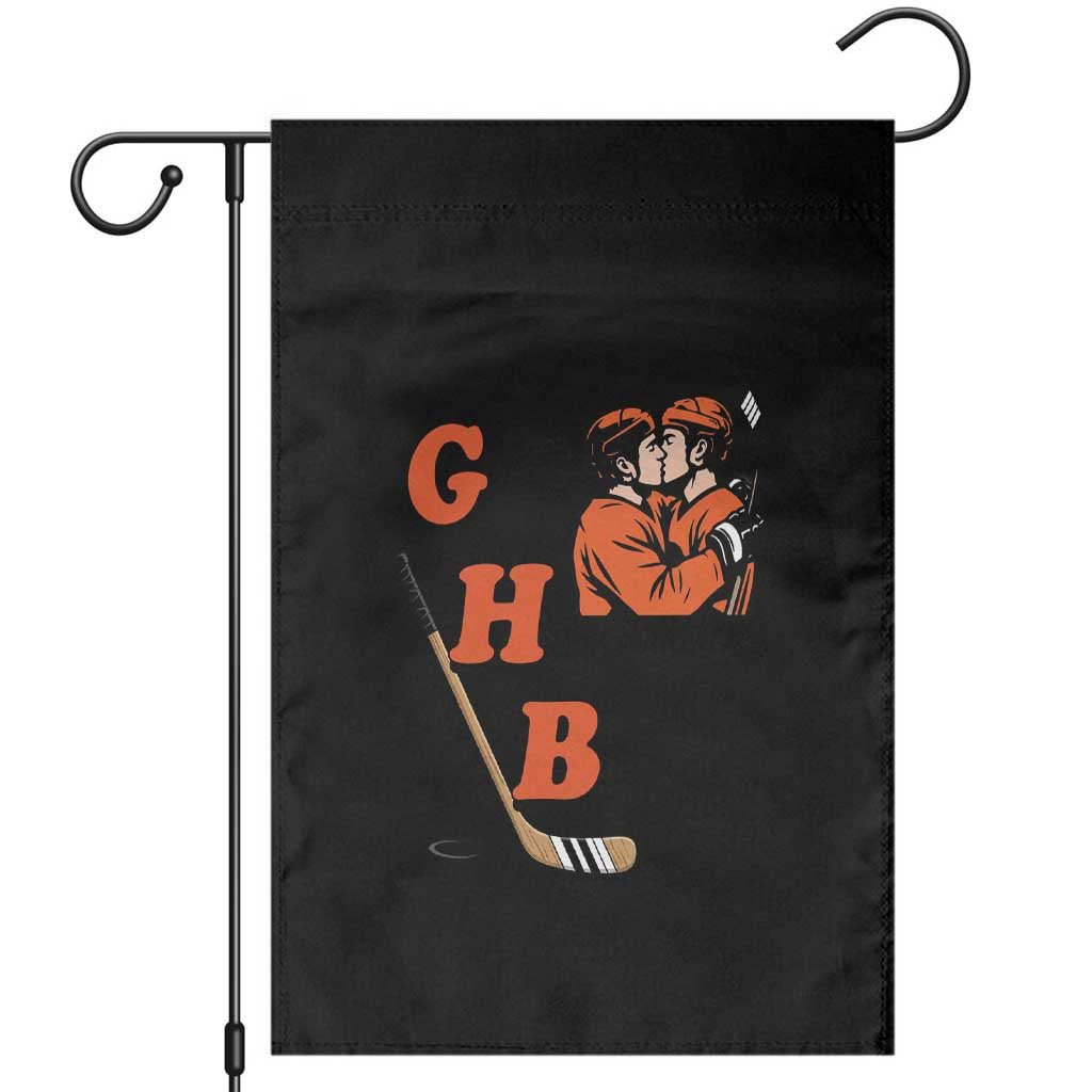 Yeah I Like GHB Gay Hockey Boys Garden Flag LGBTQ Pride Hockey Fan TS02 Black Print Your Wear
