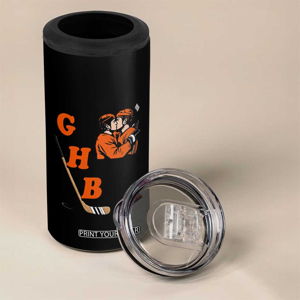 Yeah I Like GHB Gay Hockey Boys 4 in 1 Can Cooler Tumbler LGBTQ Pride Hockey Fan TS02 Print Your Wear