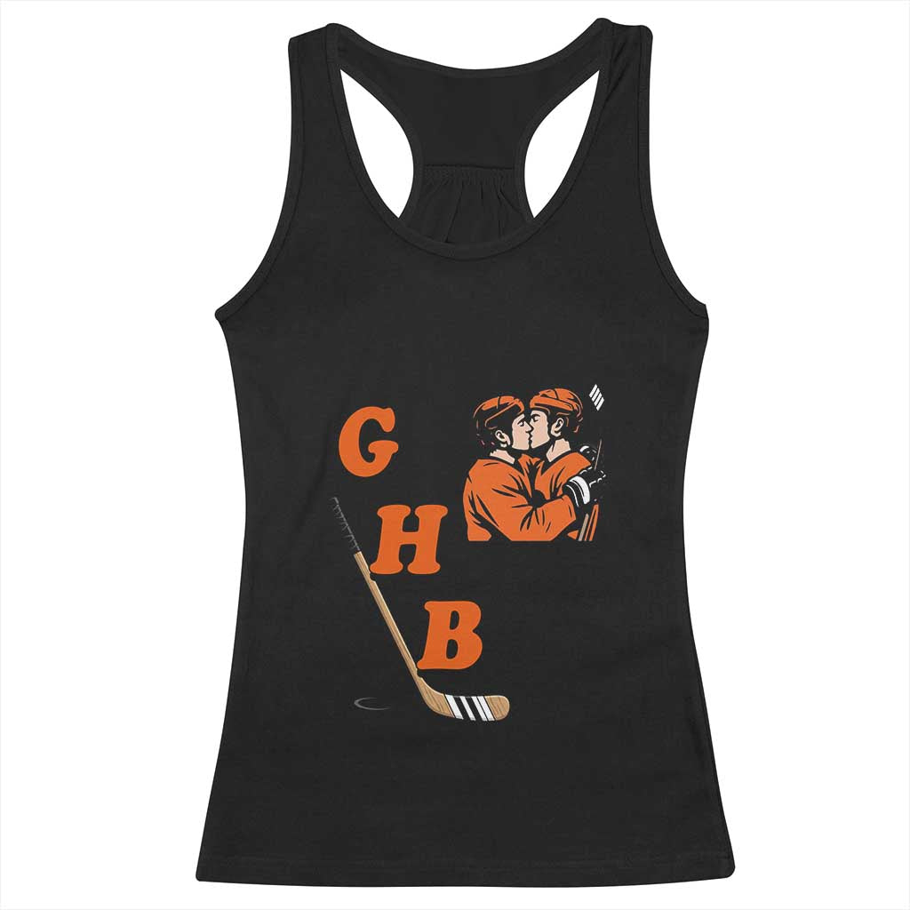 Yeah I Like GHB Gay Hockey Boys Racerback Tank Top LGBTQ Pride Hockey Fan TS02 Black Print Your Wear