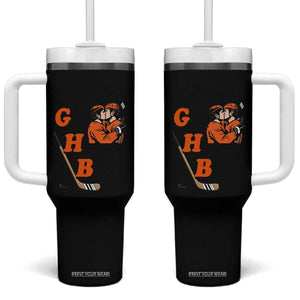 Yeah I Like GHB Gay Hockey Boys Tumbler With Handle LGBTQ Pride Hockey Fan TS02 One Size: 40 oz Black Print Your Wear