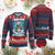 I Survived The Snow In Florida Knit Sweatshirt Funny Crocodile TS02 Burgundy Print Your Wear