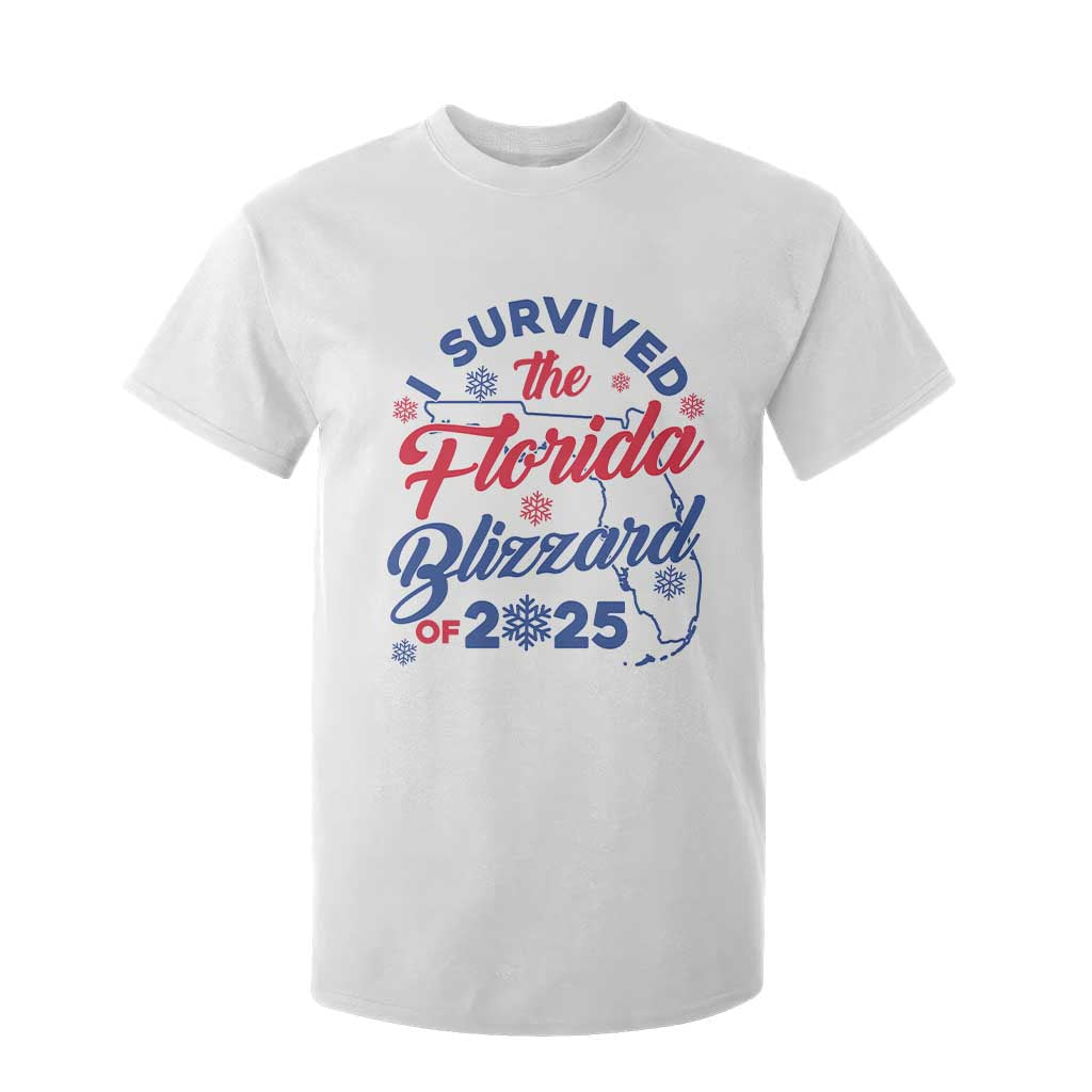 I Survived The Florida Blizzard Of 2025 T Shirt For Kid TS02 White Print Your Wear