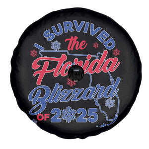 I Survived The Florida Blizzard Of 2025 Spare Tire Cover TS02 Print Your Wear