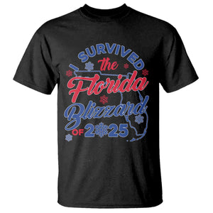 I Survived The Florida Blizzard Of 2025 T Shirt TS02 Black Print Your Wear