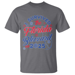 I Survived The Florida Blizzard Of 2025 T Shirt TS02 Charcoal Print Your Wear