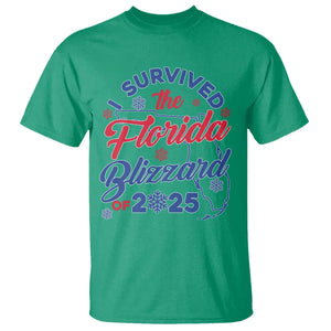 I Survived The Florida Blizzard Of 2025 T Shirt TS02 Irish Green Print Your Wear