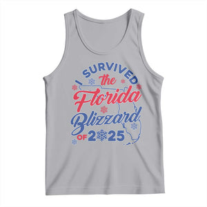 I Survived The Florida Blizzard Of 2025 Tank Top TS02 Athletic Heather Print Your Wear