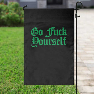 Fanone Officer Go F Yourself Garden Flag Edgy Rebellious Attitude TS02 Print Your Wear