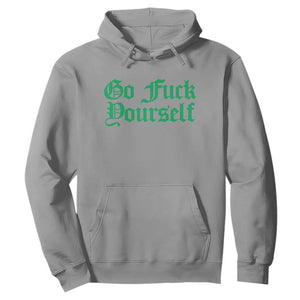 Fanone Officer Go F Yourself Hoodie Edgy Rebellious Attitude TS02 Sport Gray Print Your Wear