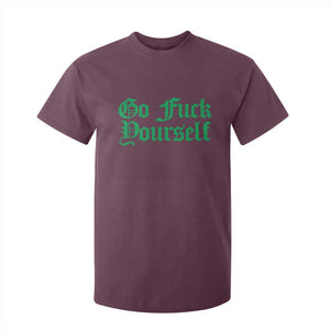 Fanone Officer Go F Yourself T Shirt For Kid Edgy Rebellious Attitude TS02 Maroon Print Your Wear
