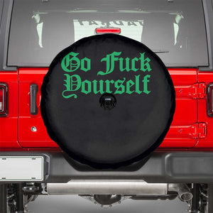 Fanone Officer Go F Yourself Spare Tire Cover Edgy Rebellious Attitude TS02 Black Print Your Wear