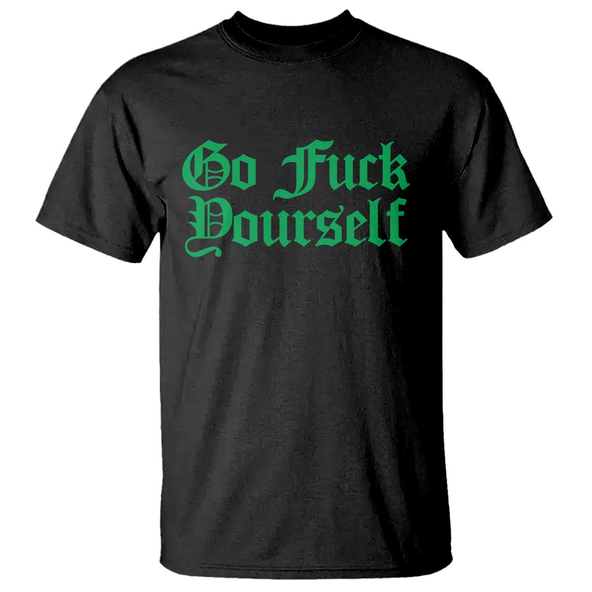 Fanone Officer Go F Yourself T Shirt Edgy Rebellious Attitude TS02 Black Print Your Wear