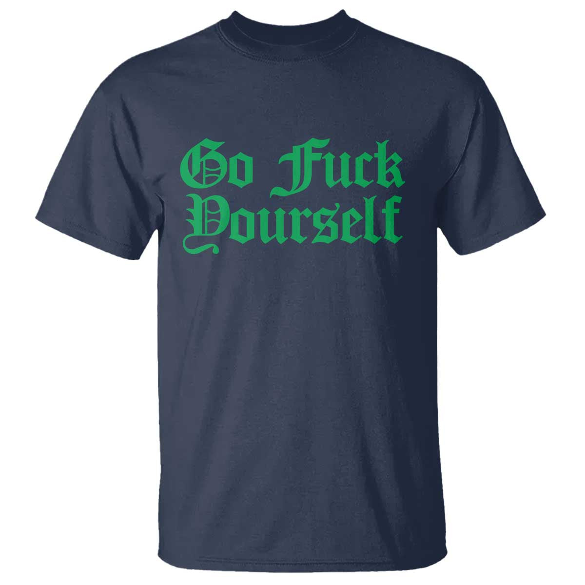 Fanone Officer Go F Yourself T Shirt Edgy Rebellious Attitude TS02 Navy Print Your Wear