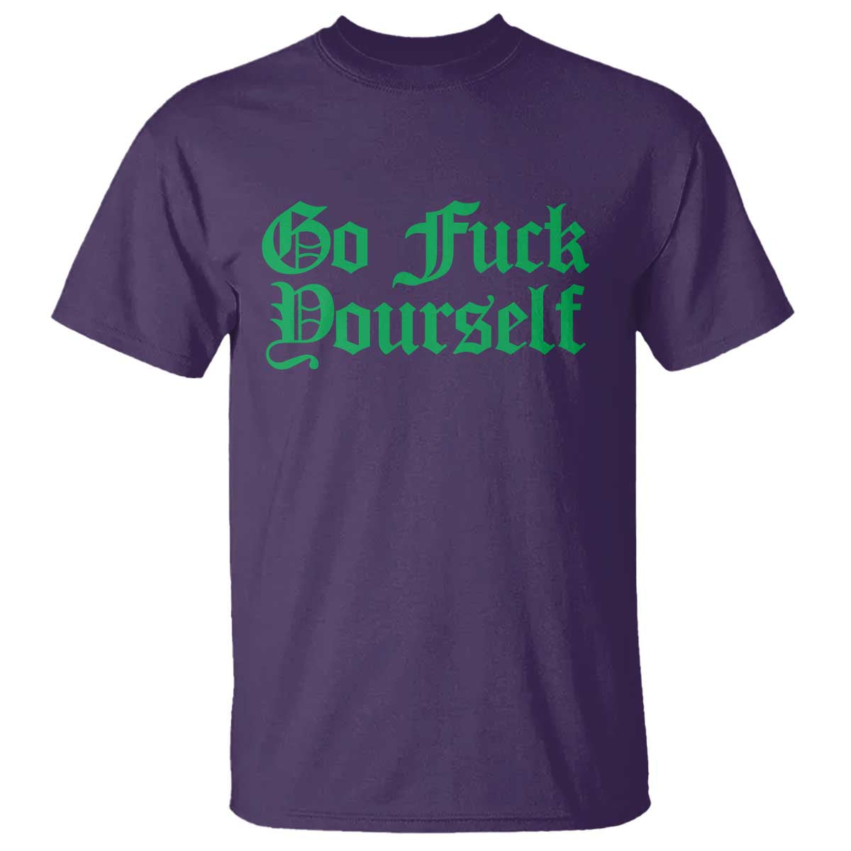 Fanone Officer Go F Yourself T Shirt Edgy Rebellious Attitude TS02 Purple Print Your Wear