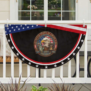 USA 250th Anniversary Emblem 1776 2026 Patriotic Fan Flag Seal with Bald Eagle Liberty Bell Statue of Liberty