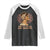 Afro Melanin Woman Raglan Shirt Pretty Black And Educated African American Pride TS02 Black White Print Your Wear