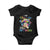 Black Queen Baby Onesie I Am Who I Am Your Approval Isn't Needed Colorful Butterflies TS02 Black Print Your Wear