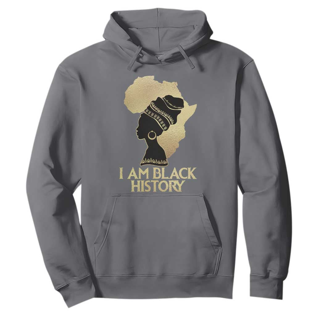 I Am Black History Month Hoodie African American For Womens Girls TS02 Charcoal Printyourwear