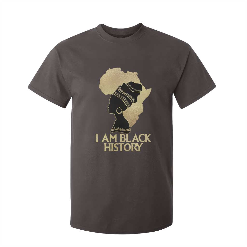 I Am Black History T Shirt For Kid Black Girls African American TS02 Dark Chocolate Print Your Wear
