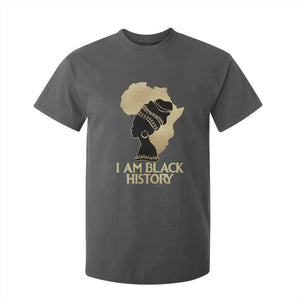 I Am Black History T Shirt For Kid Black Girls African American TS02 Dark Heather Print Your Wear