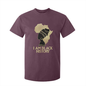 I Am Black History T Shirt For Kid Black Girls African American TS02 Maroon Print Your Wear