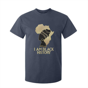 I Am Black History T Shirt For Kid Black Girls African American TS02 Navy Print Your Wear