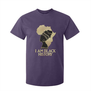 I Am Black History T Shirt For Kid Black Girls African American TS02 Purple Print Your Wear