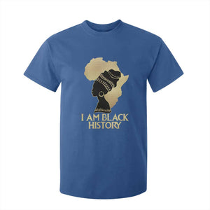 I Am Black History T Shirt For Kid Black Girls African American TS02 Royal Blue Print Your Wear